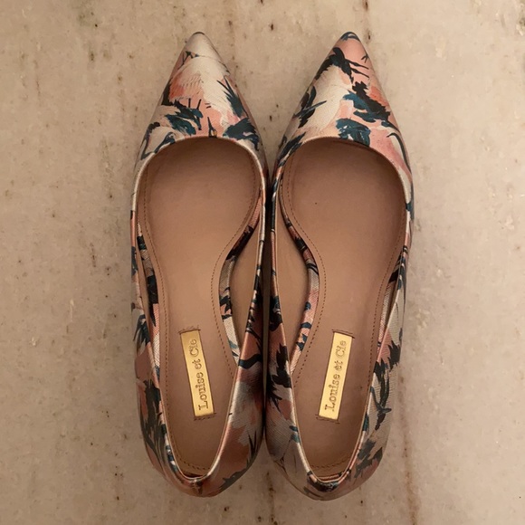 Louise Et Cie Lo-Jordyna Metallic Pumps. - Picture 7 of 9